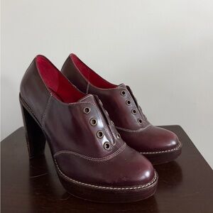 Cole Hann x Nike Air Burgundy Women's Heels